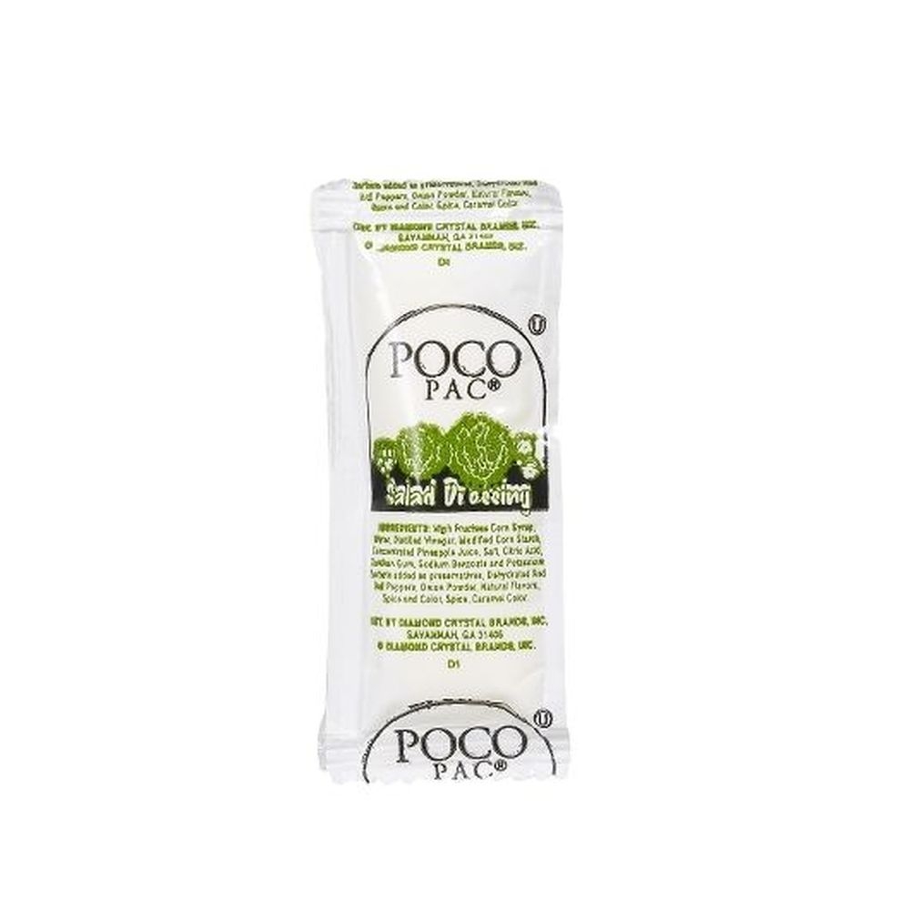 Poco Pac Vegetable Salad Dressing - Single Serve Pouch, 9 Gram -- 200 per case