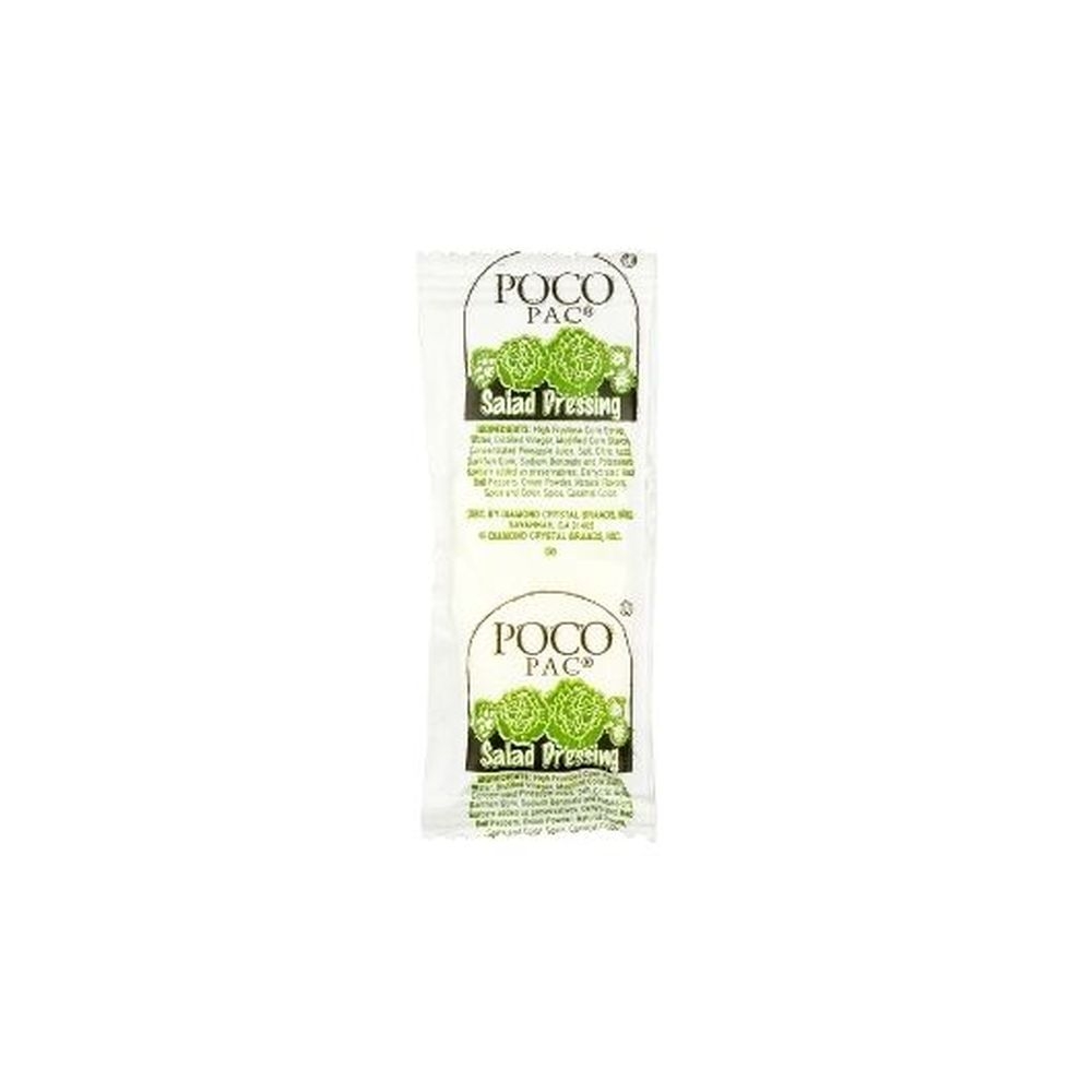 Poco Pac Salad Dressing - Single Serve Pouch, 9 Gram -- 500 per case