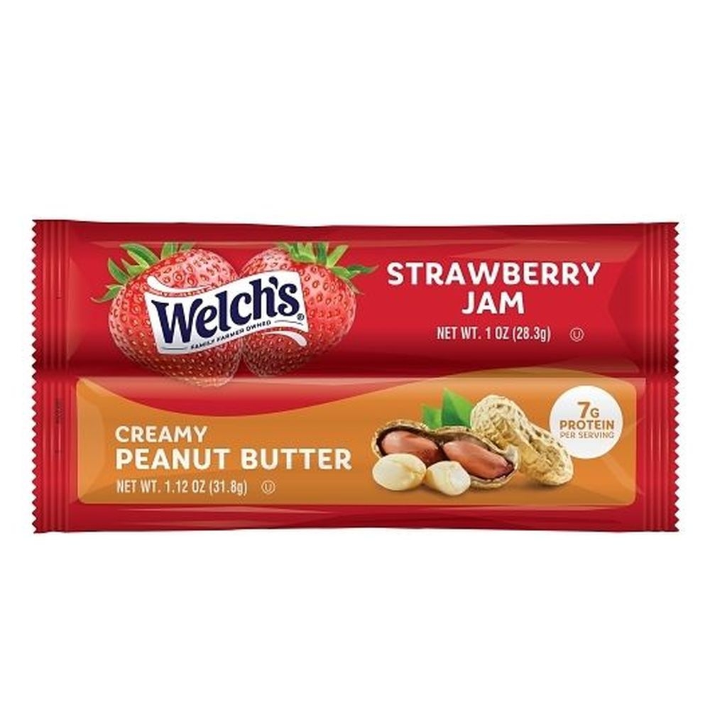 Welchs Peanut Butter and Strawberry Jelly, 2.12 Ounce -- 200 per case