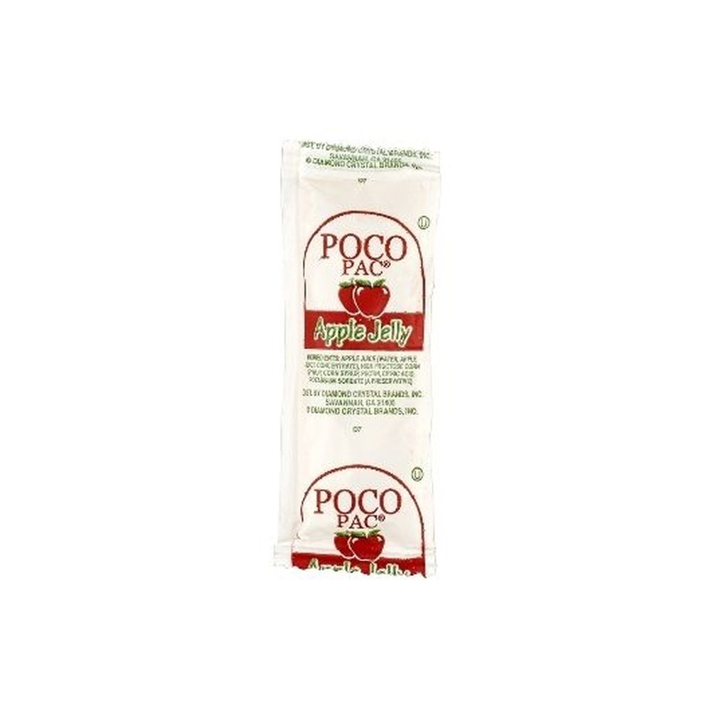 Poco Pac Apple Jelly, 0.5 Ounce -- 400 per case