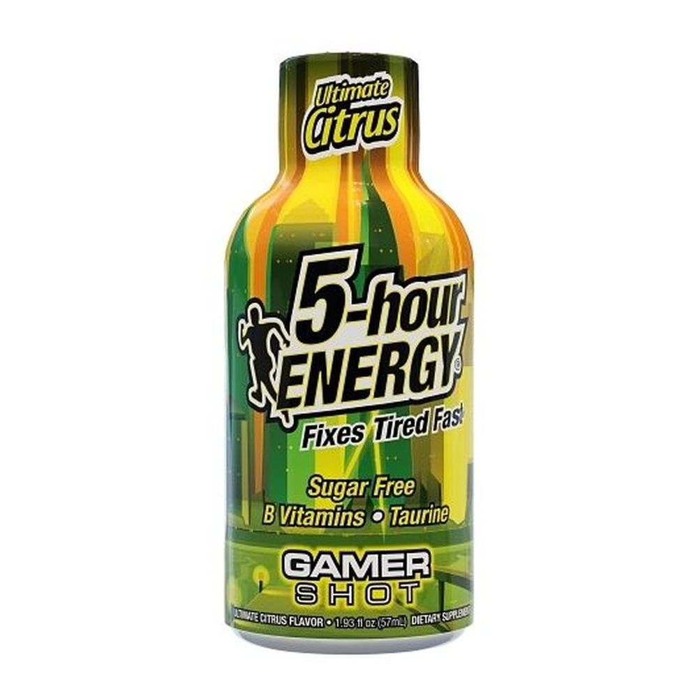 5 Hour Energy Ultimate Citrus Gamer Shot Drink, 1.93 Fluid Ounce - 216 per case