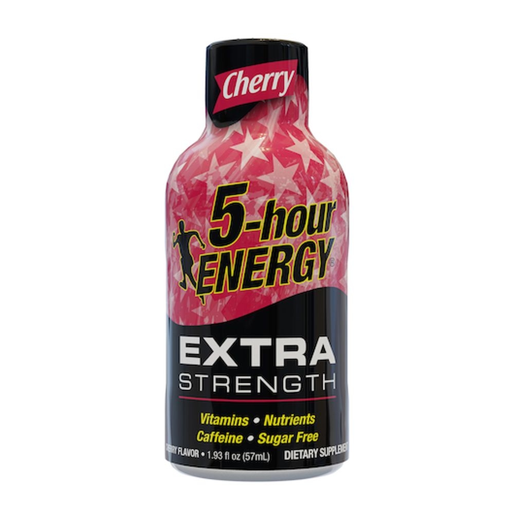 5-Hour Energy Extra Strength Cherry Shot, 1.93 Fluid Ounce -- 216 per case