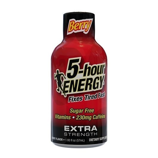 5 Hour Energy Berry Extra Strength Energy Shot, 1.93 Fluid Ounce -- 216 per case