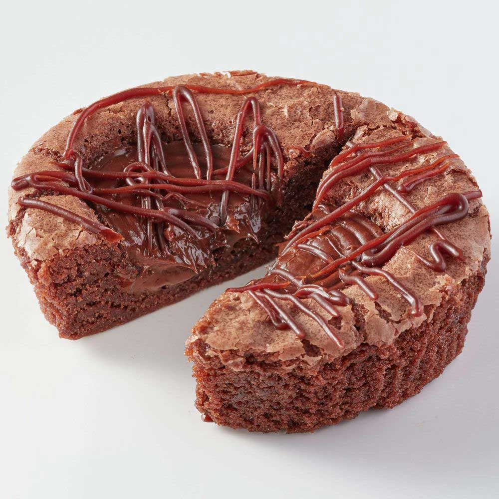 Pillsbury Thaw and Serve Molten Chocolate Ganache Drizzled Brownie, 2.5 Ounce -- 60 per case