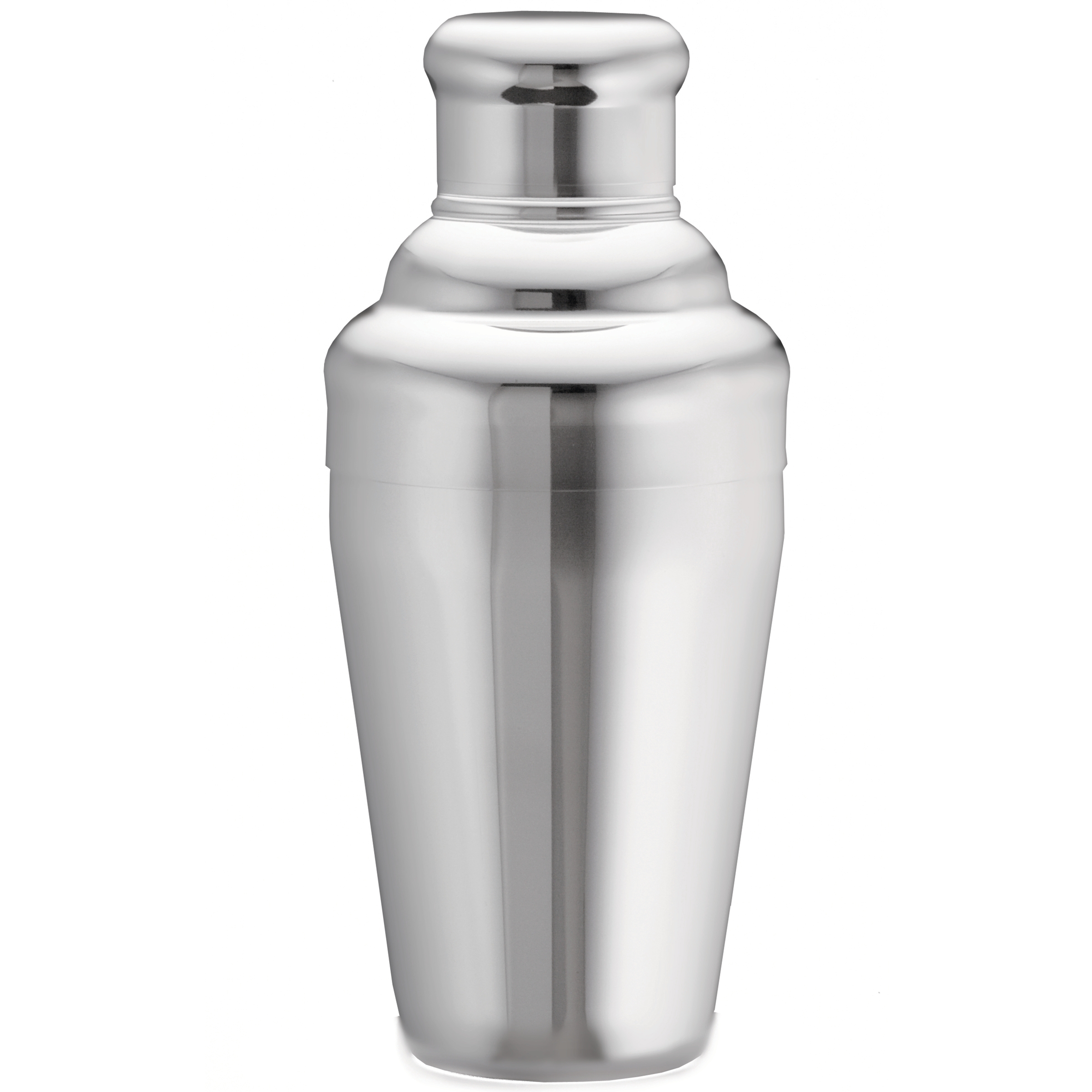 Tablecraft Premium Stainless Steel 3 Piece Bar Cocktail Shaker Set, 24 Ounce -- 4 per case.