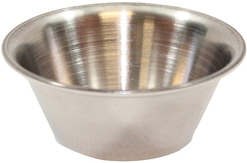 Tablecraft Stainless Steel Sauce Cup, 2 Ounce - 18 count per pack -- 4 packs per case