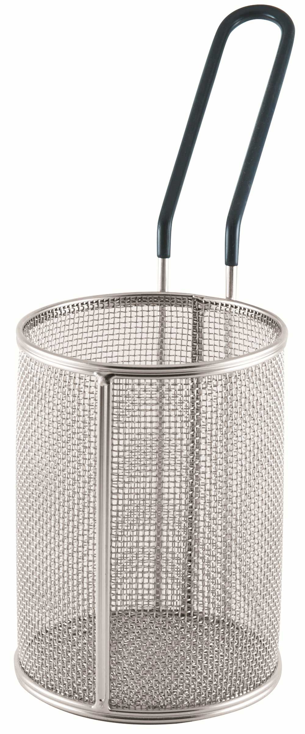 Tablecraft 18-8 Stainless Steel Pasta Basket with PVC Handle, 4.5 x 6 inch -- 2 per case
