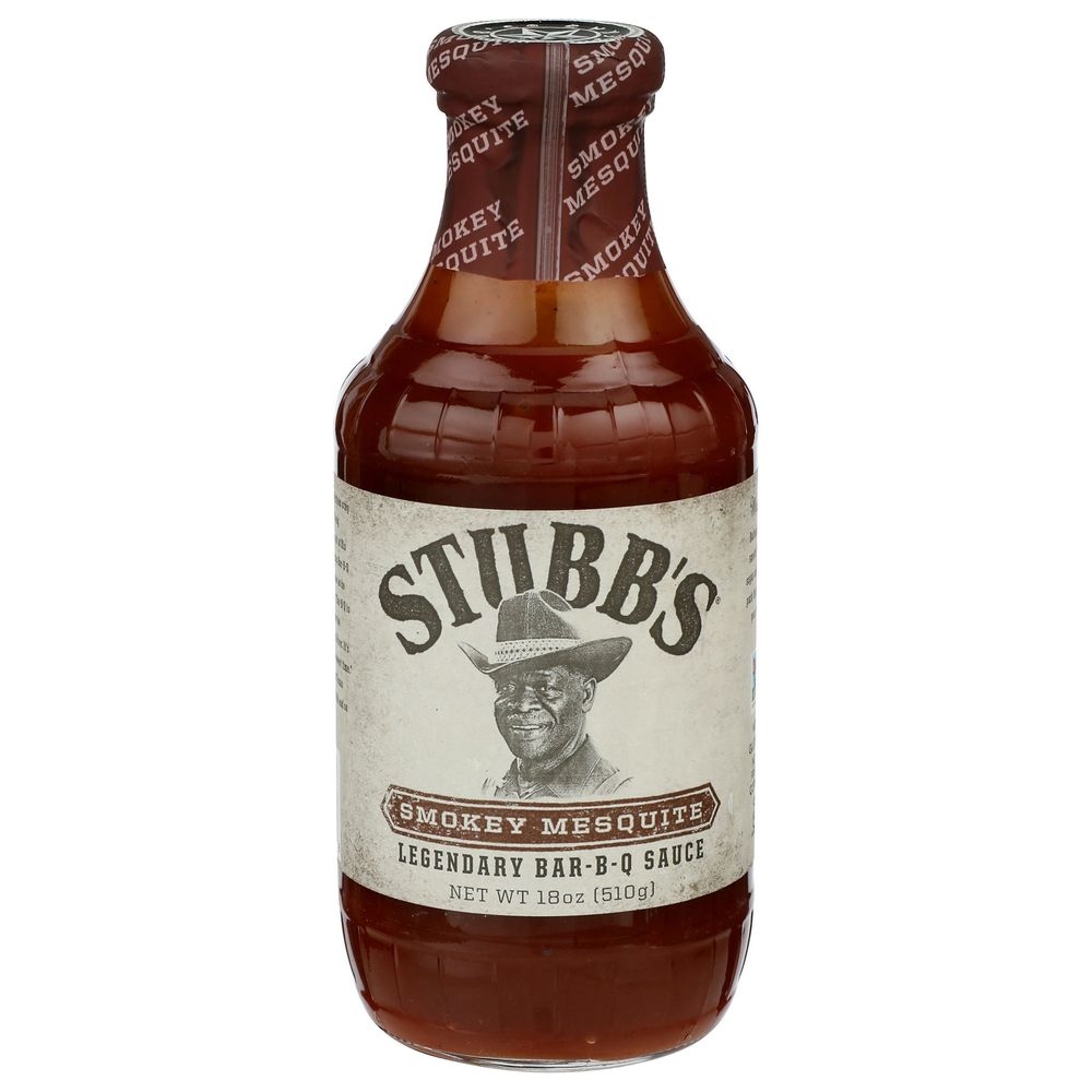 Stubbs Smokey Mesquite Barbecue Sauce, 18 Ounce -- 6 per case