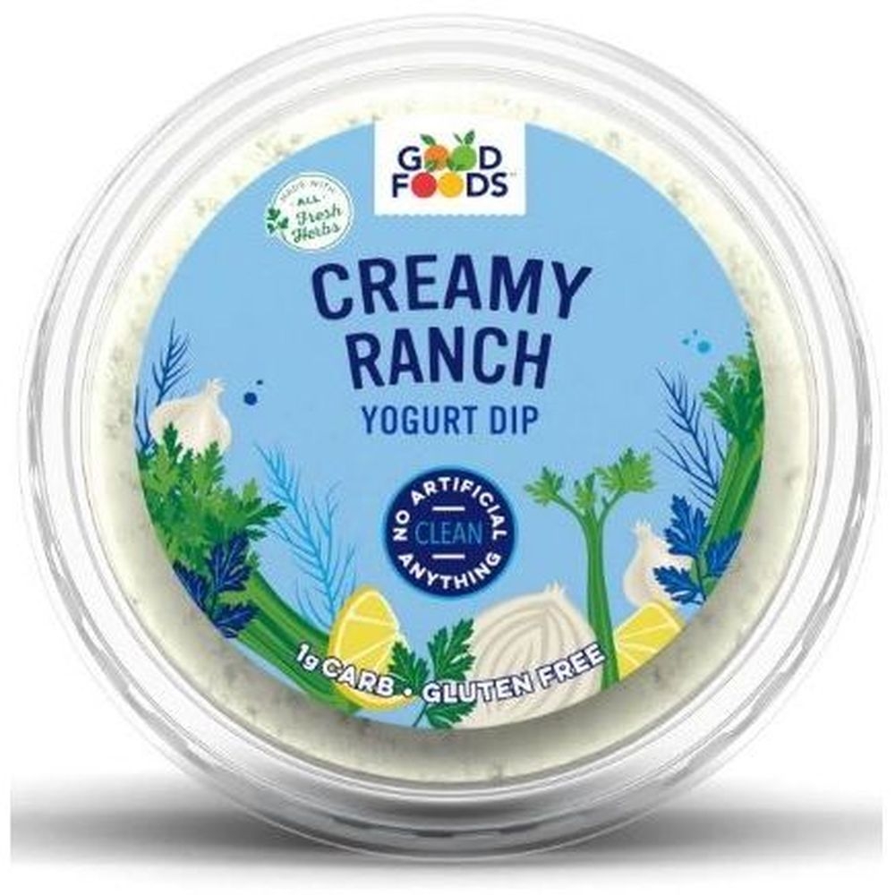 Good Foods Creamy Ranch Yogurt Dip, 12 Ounce -- 8 per case
