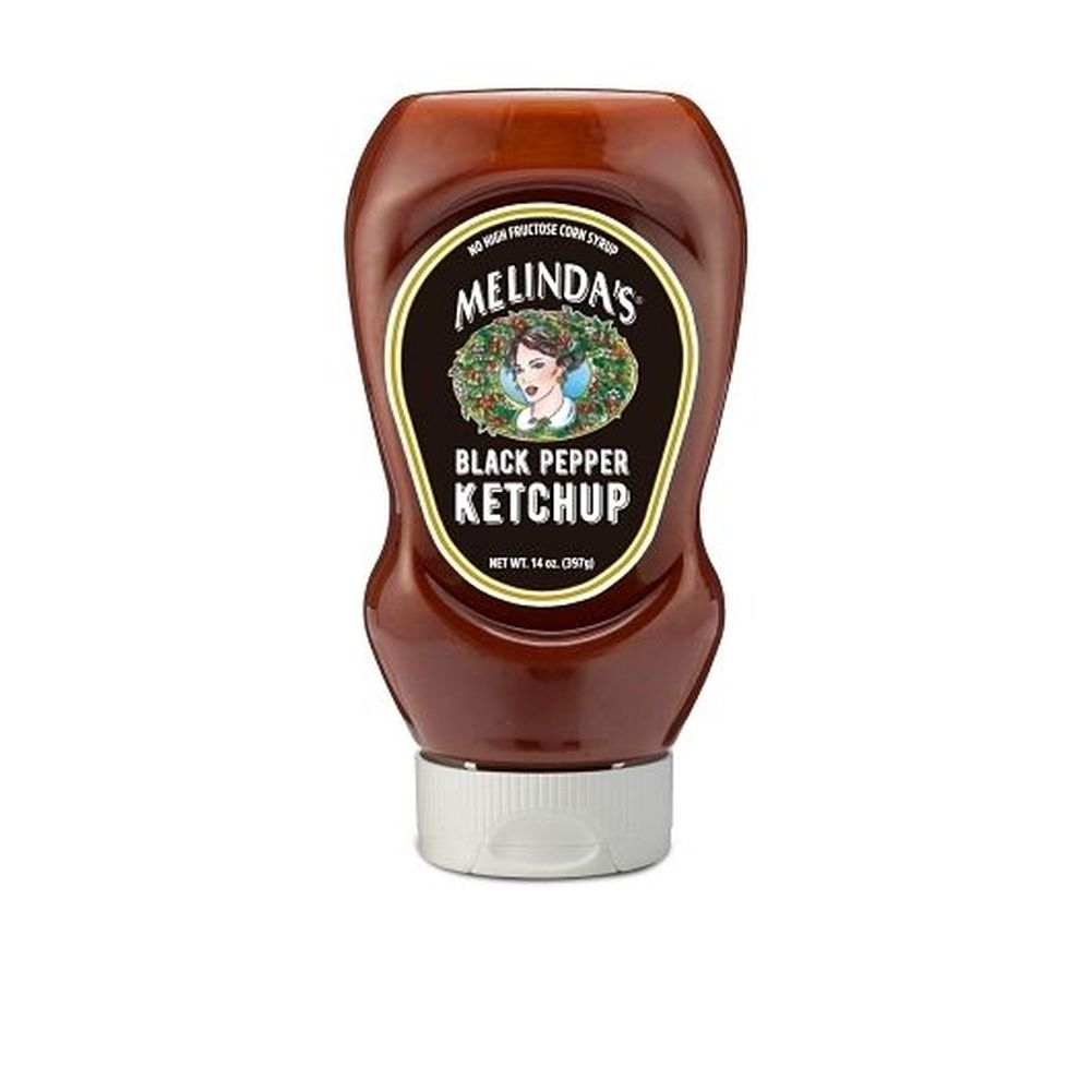 Melindas Black Pepper Ketchup, 14 Ounce - 6 per case