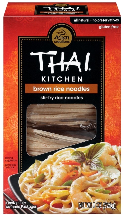 Thai Kitchen Brown Rice Noodles, 8 Ounce -- 6 per case