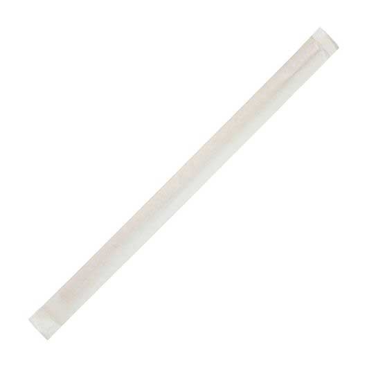 Handgards Individually Wrapped Paper 7.5 inch Wood Coffee Stirrer - 500 count per pack -- 10 packs per case