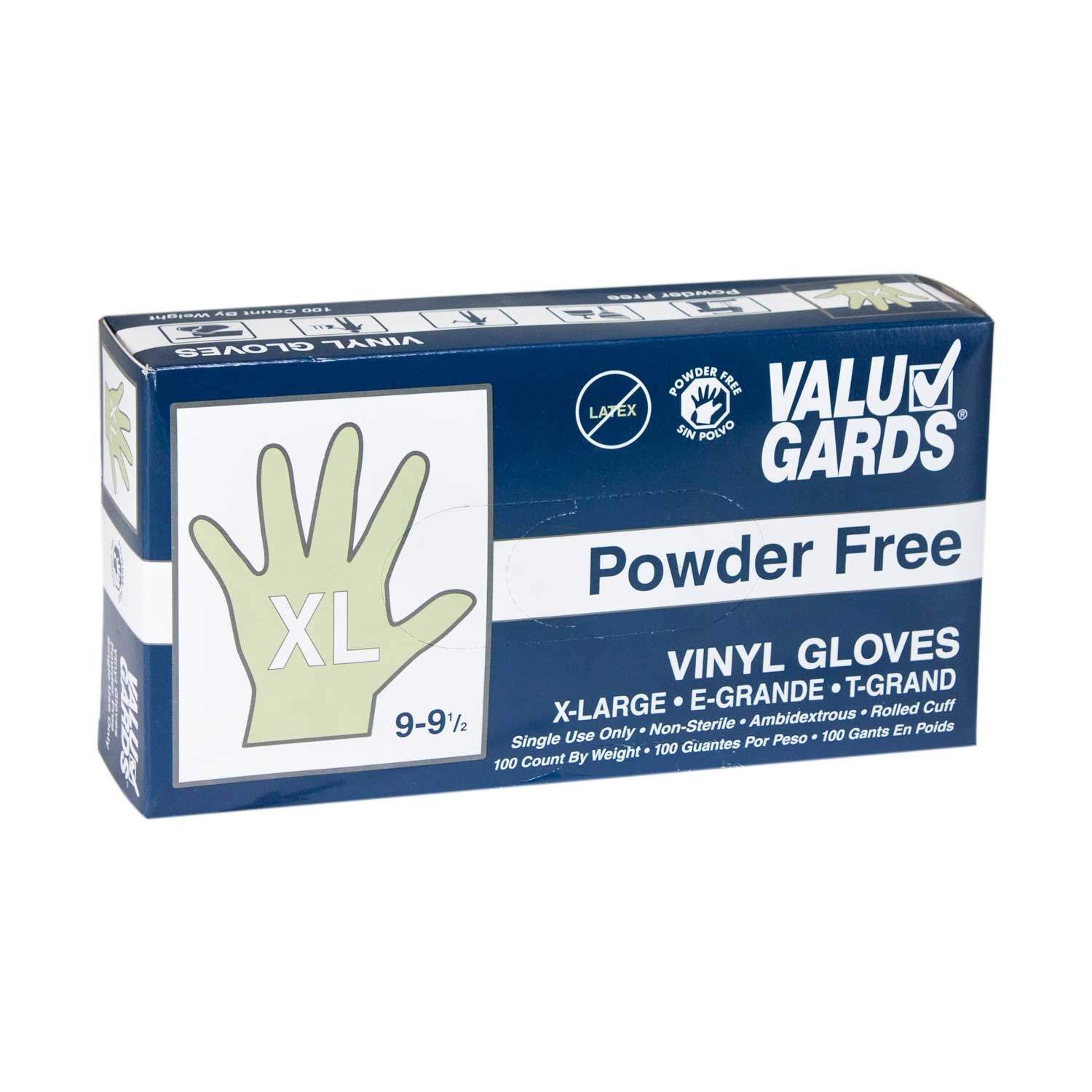 Handgards Eclipse Value Extra Large Pvc Glove, 100 Count -- 10 Per Case