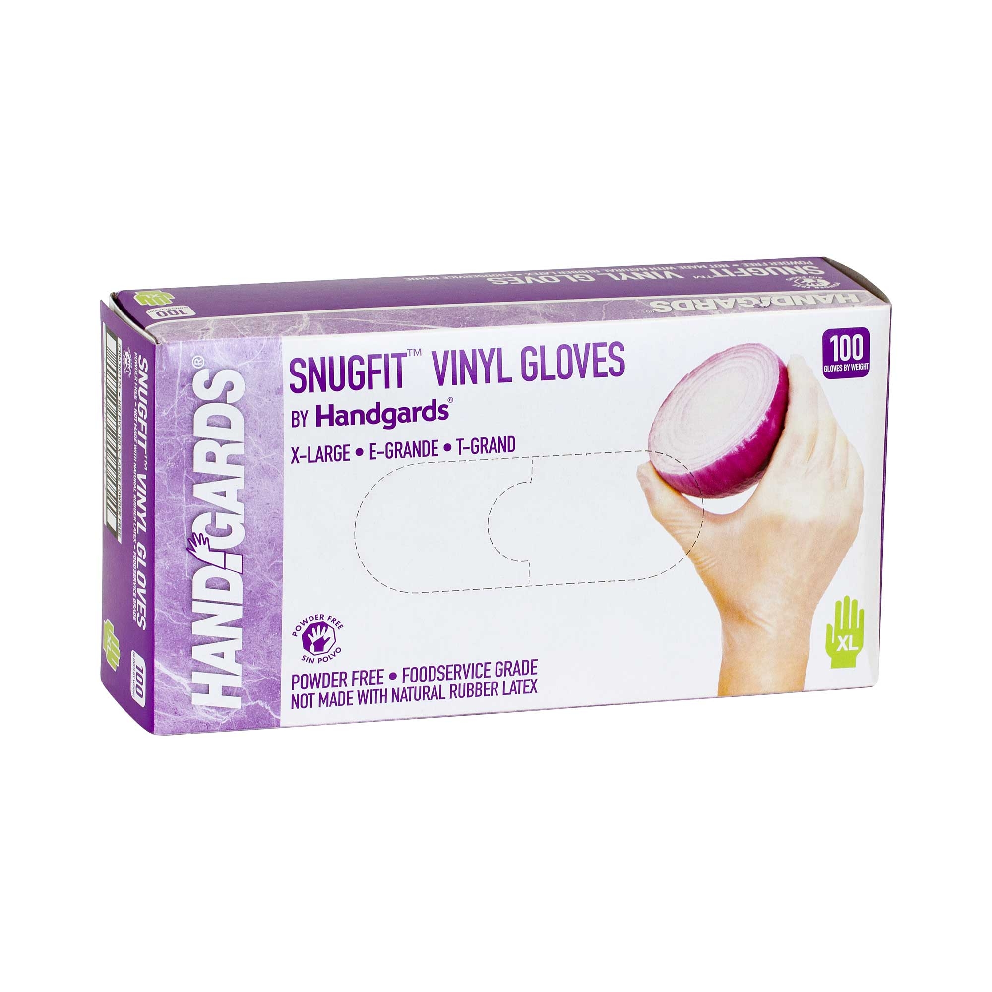 Handgards Extra Large Standarad Clear Vinyl Disposable Glove -- 10 Per Case