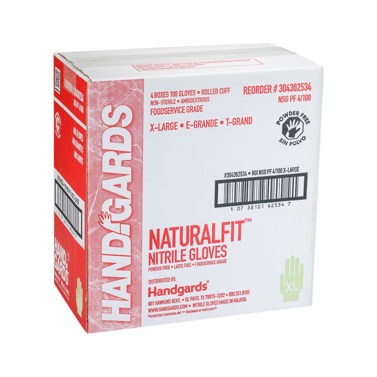 HandGards Nitrile Disposable Glove -- 400 per case.