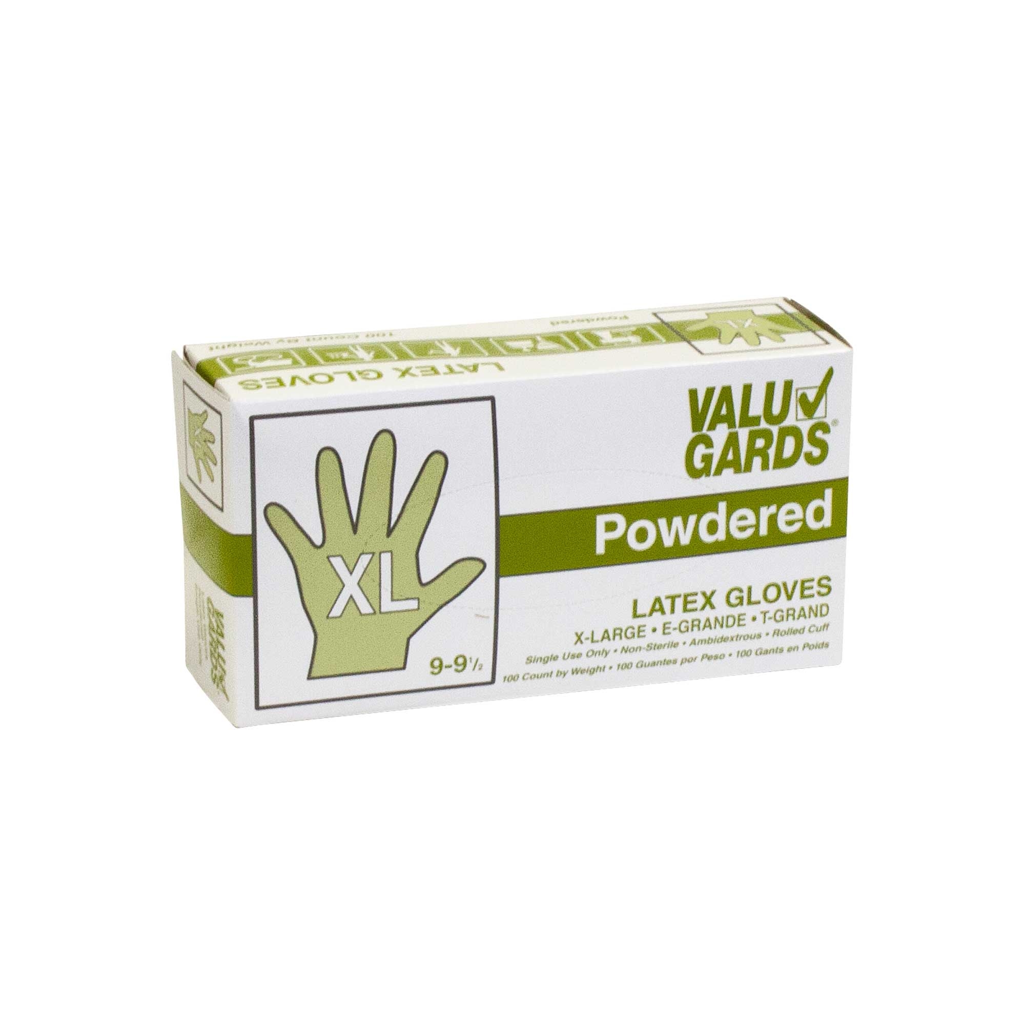 Handgards Eclipse Value Extra Large Latex Glove, 100 Count -- 10 Per Case