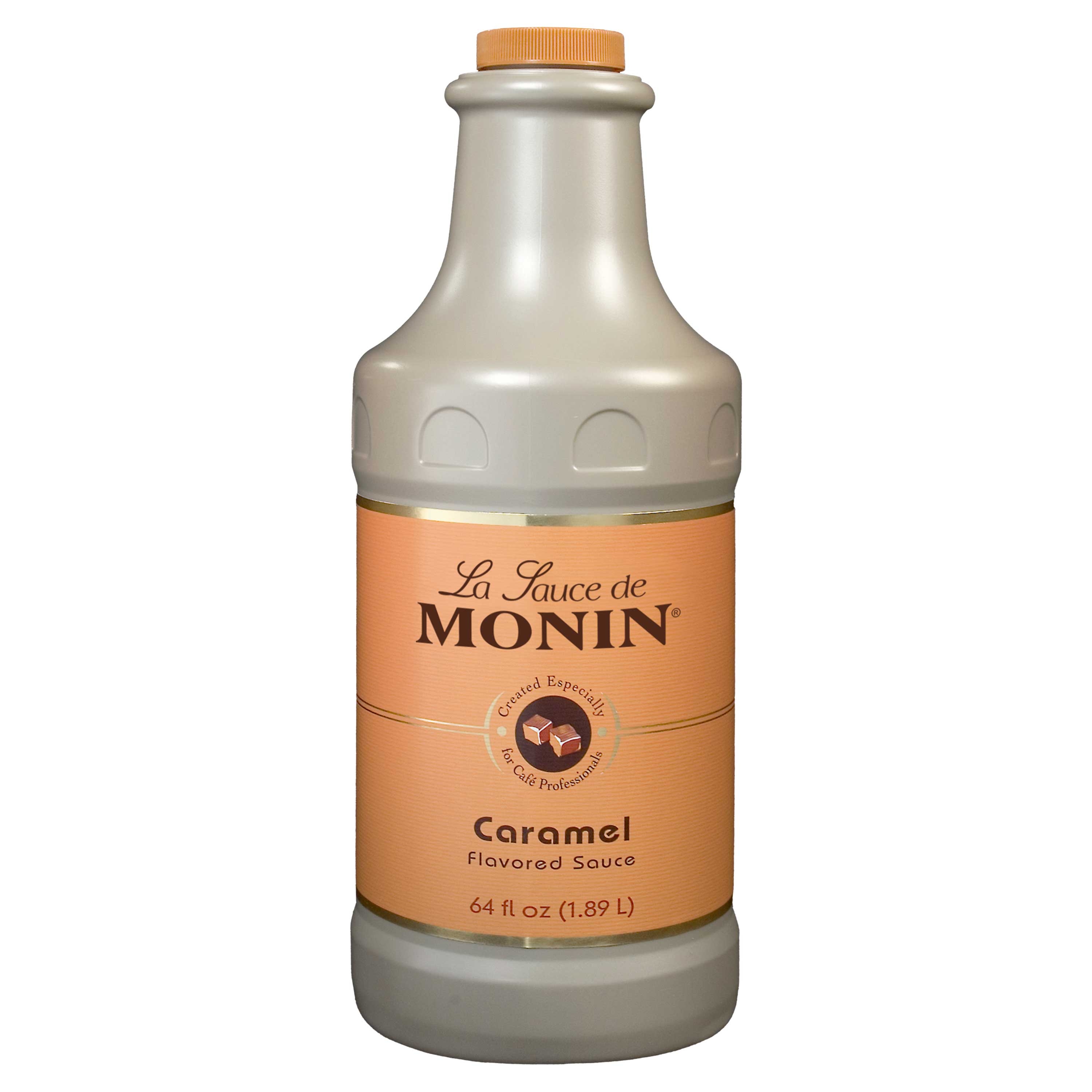 Monin Caramel Sauce, 64 Ounce -- 4 per case.