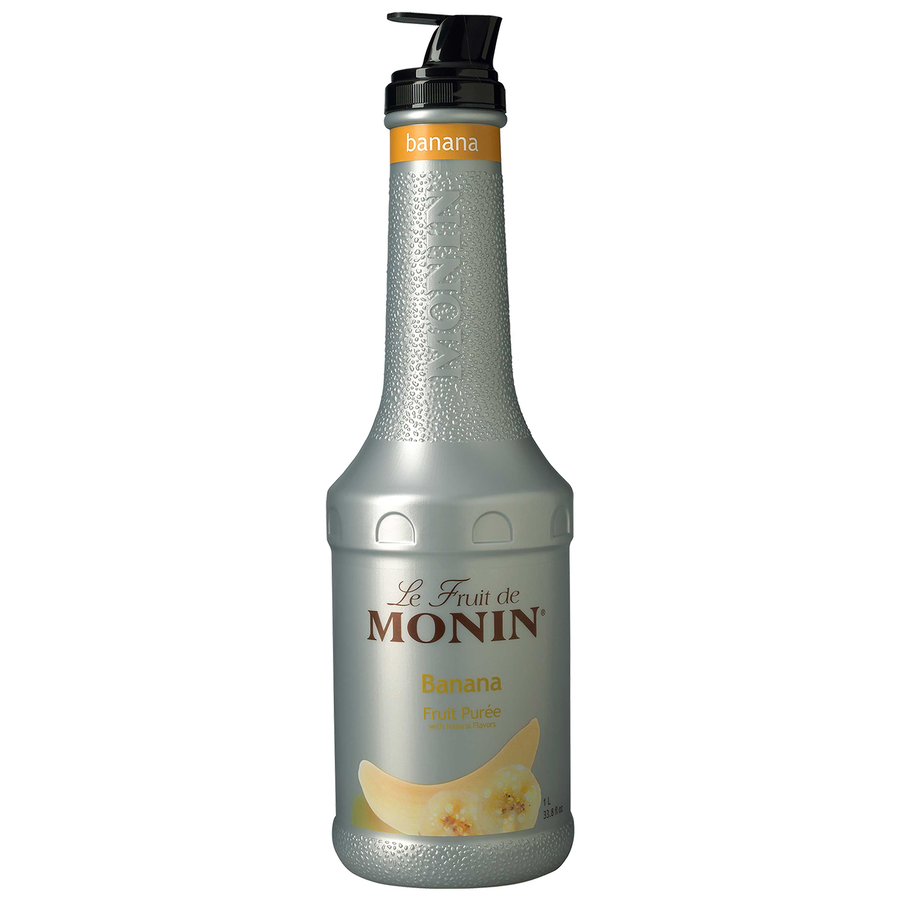 Monin Le Fruit De Banana Fruit Puree, 1 Liter -- 4 per case.