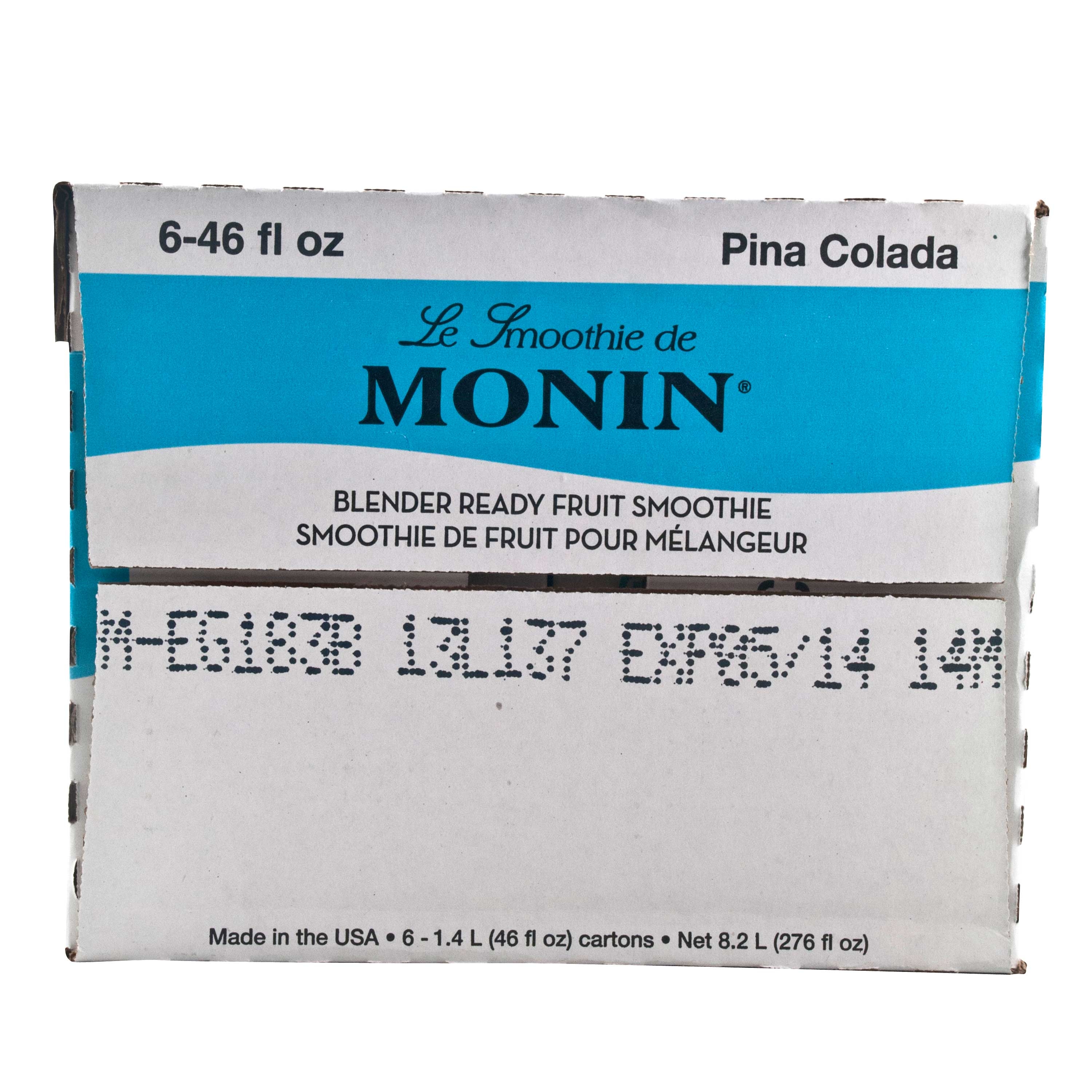 Monin Pina Colada Fruit Smoothie Mix, 46 Ounce -- 6 per case.