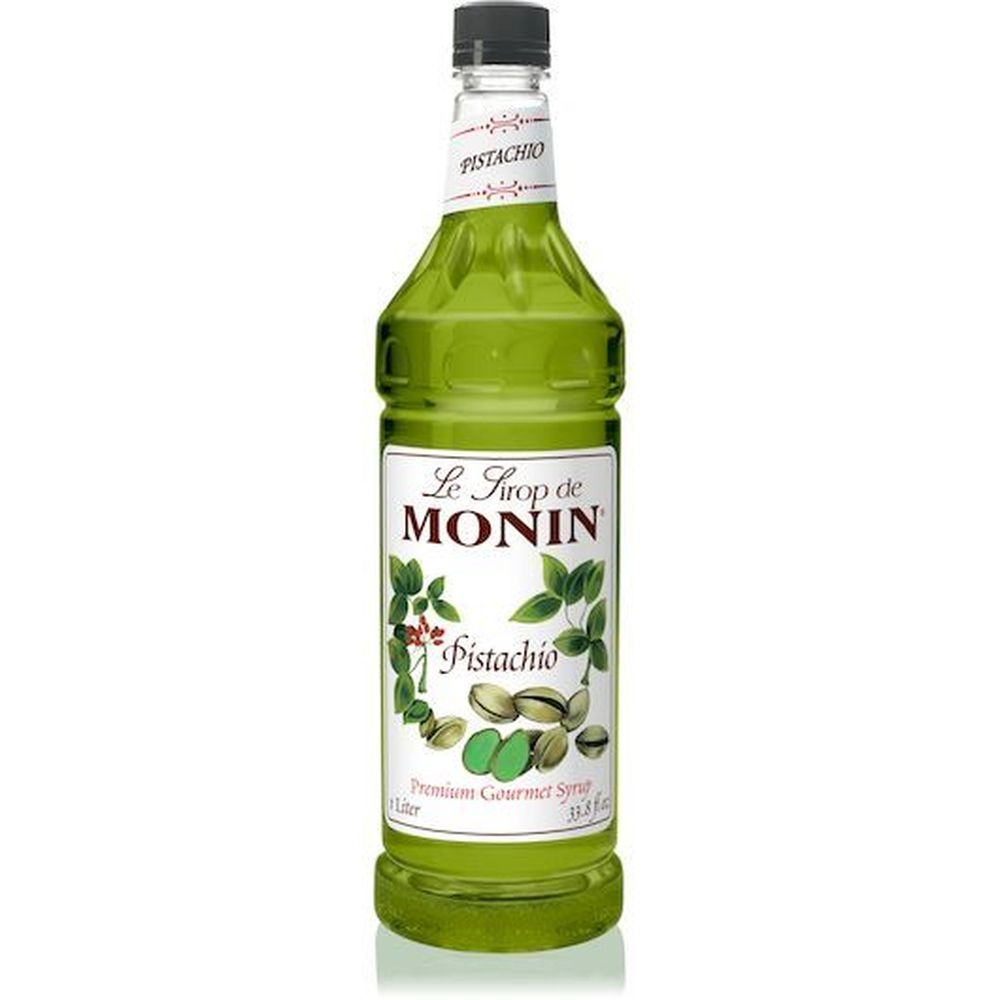 Monin Pistachio Syrup, 1 Liter -- 4 per case