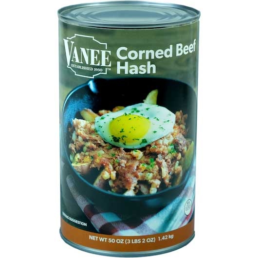 Vanee Beef Corned Hash, 50 Ounce -- 12 Case 