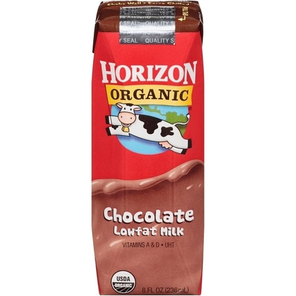 Horizon Organic Chocolate Low Fat Milk - Aseptic Pack, 8 Fluid Ounce -- 3 per case
