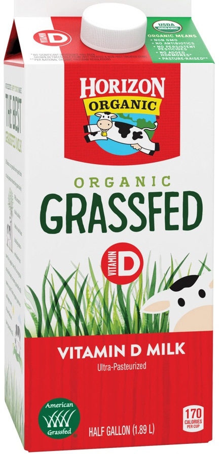 Horizon Organic Grassfed Whole Milk, 64 Ounce -- 6 per case