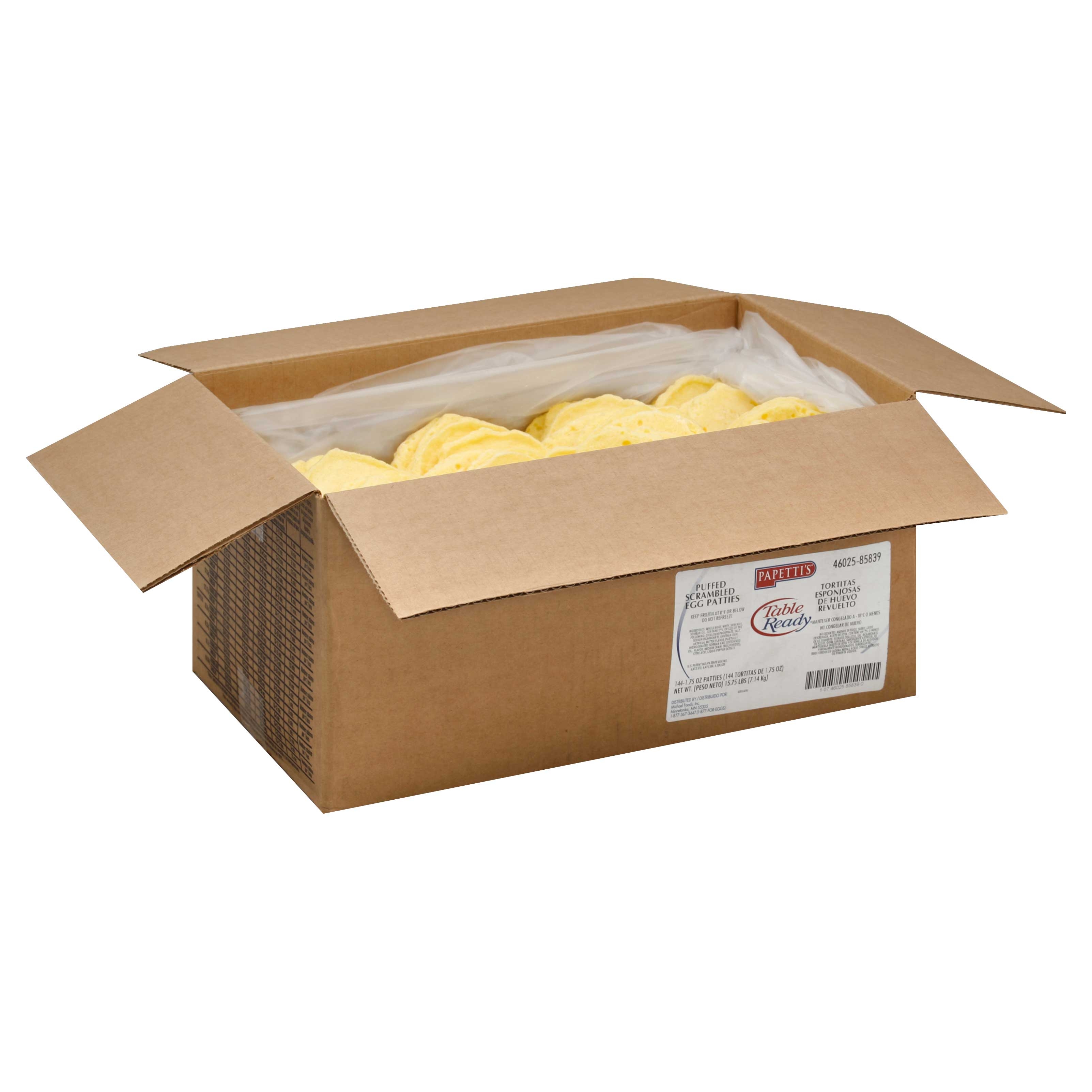 Michael Foods Papettis Table Ready Refrigerated Scrambled Egg, 1.85 Pound -- 12 per case.