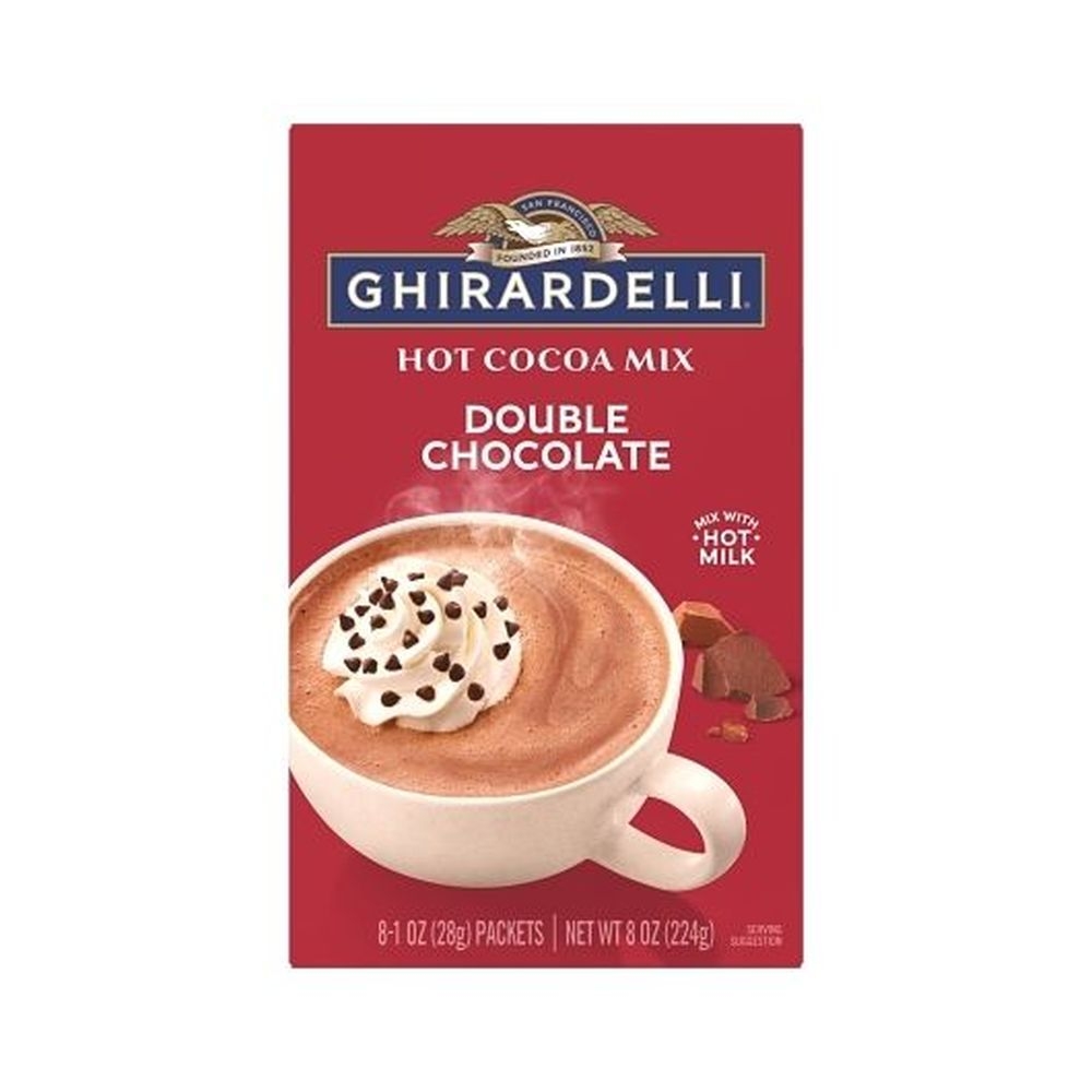 Ghirardelli Double Chocolate Hot Cocoa Mix, 0.5 Pound -- 8 per case