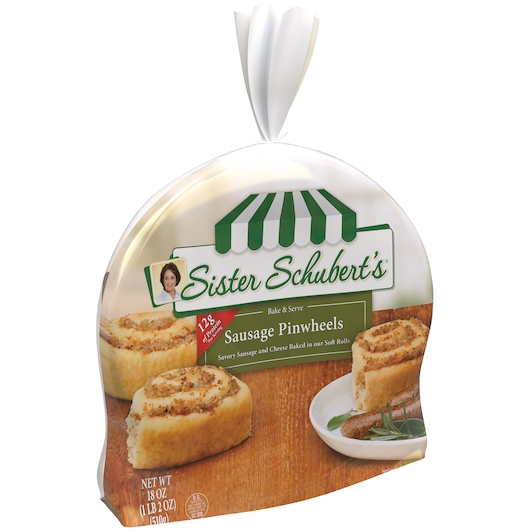 Sister Schubert Sausage Wrap Rolls, 18 Ounce -- 6 per case