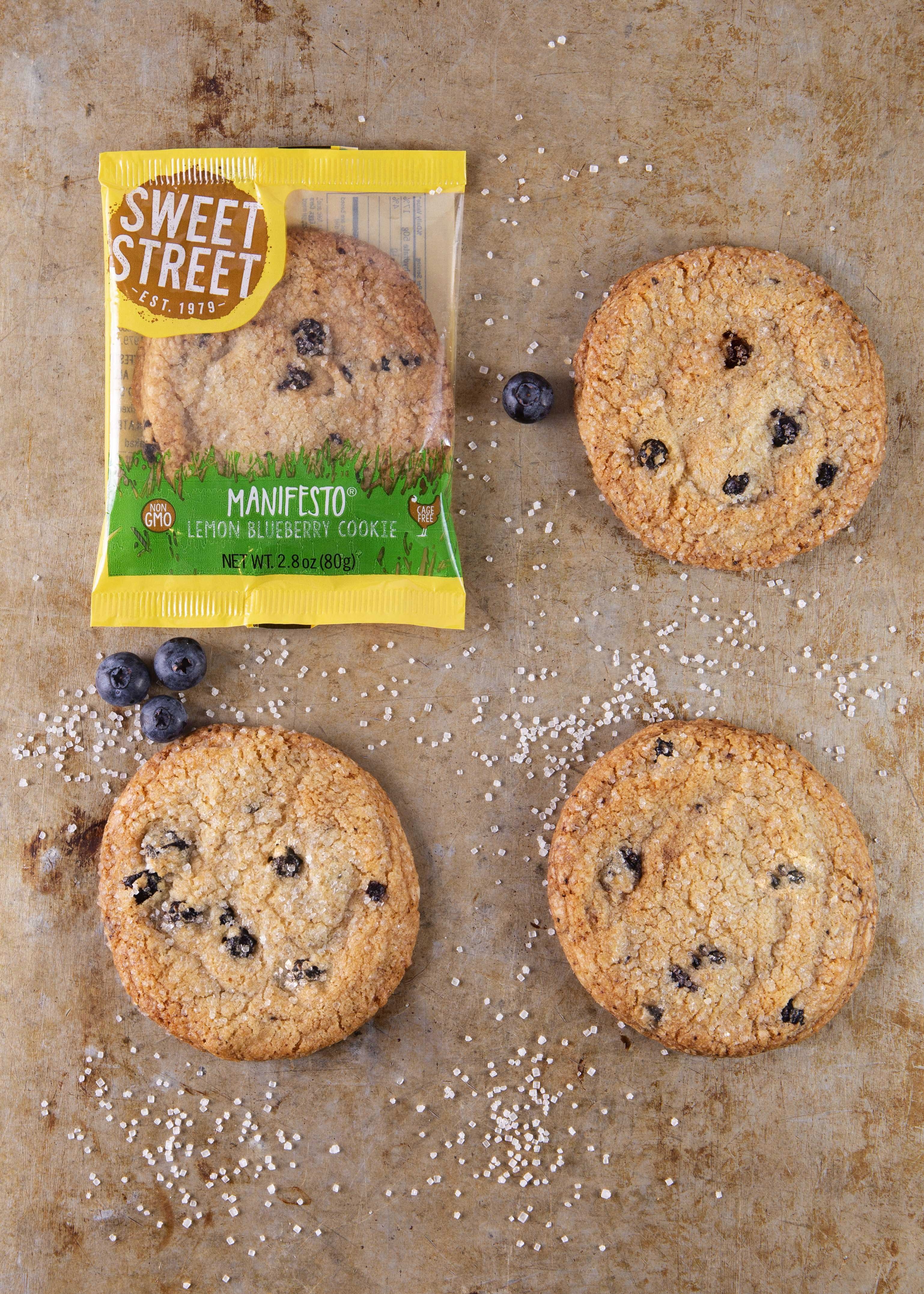 Sweet Street Lemon Blueberry Manifesto Cookie, 2.8 Ounce -- 48 per case