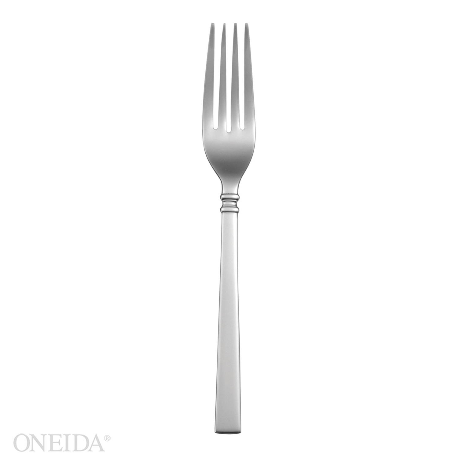 Oneida Shaker 18/0 Stainless Steel Dessert Salad Fork, 7 inch -- 12 per case.