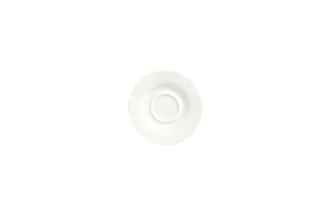 Syracuse China Cafe Royal Rideau Body Tea Saucer, 5 5/8 inch -- 36 per case.