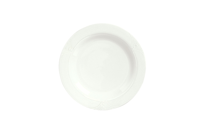 Syracuse China Cafe Royal Rideau Body Plate, 7 3/8 inch -- 36 per case.