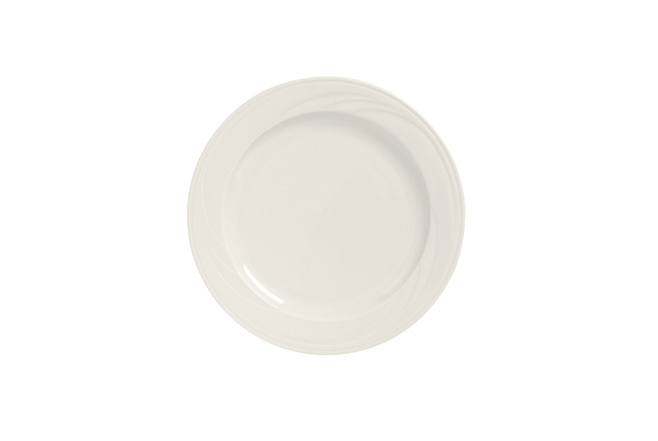 Syracuse China Cascade Designed Flint Body Plate, 7 1/4 inch -- 36 per case.