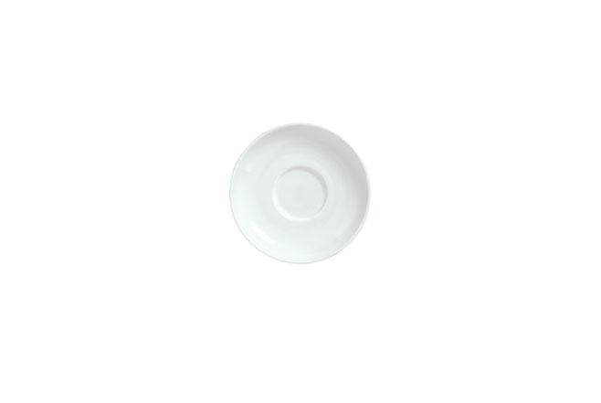 Syracuse China Reflections Aluma White Tea Espresso Saucer, 5 inch -- 36 per case.