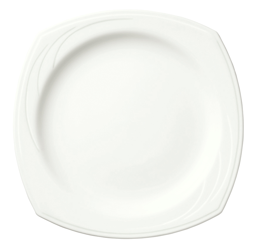 Syracuse China Elan Royal Rideau Square Plate, 10.25 inch -- 12 per case.