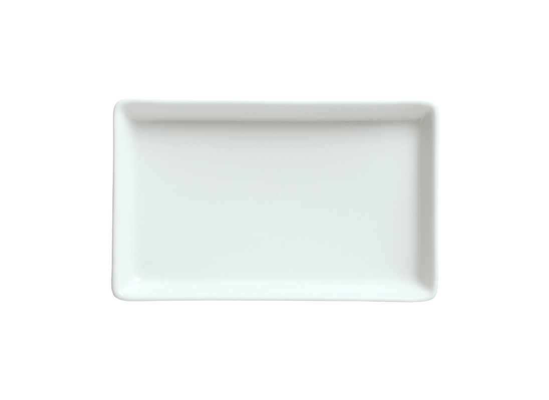 Syracuse China Reflections Porcelain Tray, 6.25 x 4 inch -- 36 per case.