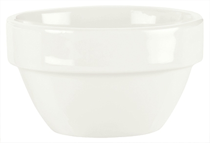 Syracuse China Slenda Round Stacking Ramekin, 2.25 Ounce -- 36 per case.