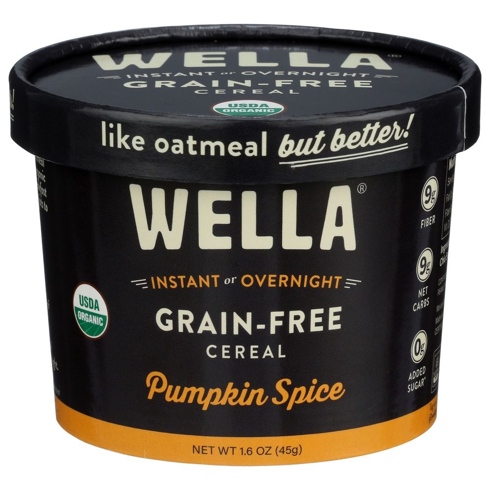 Wella Pumpkin Spice Hot Cereal, 1.6 Ounce -- 8 per case