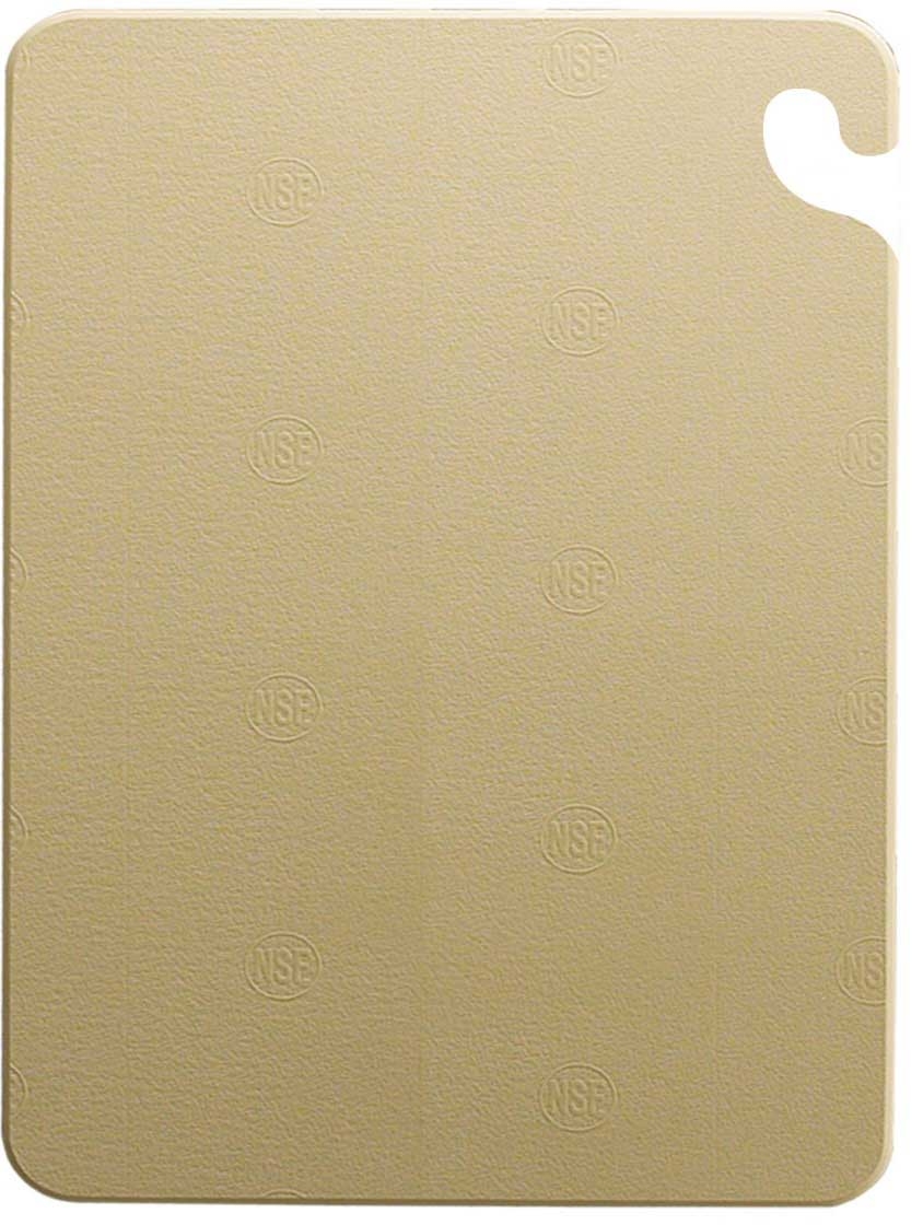 San Jamar Cut N Carry Brown Cutting Board, 12 X 18 X 1/2 Inch -- 6 Per Case
