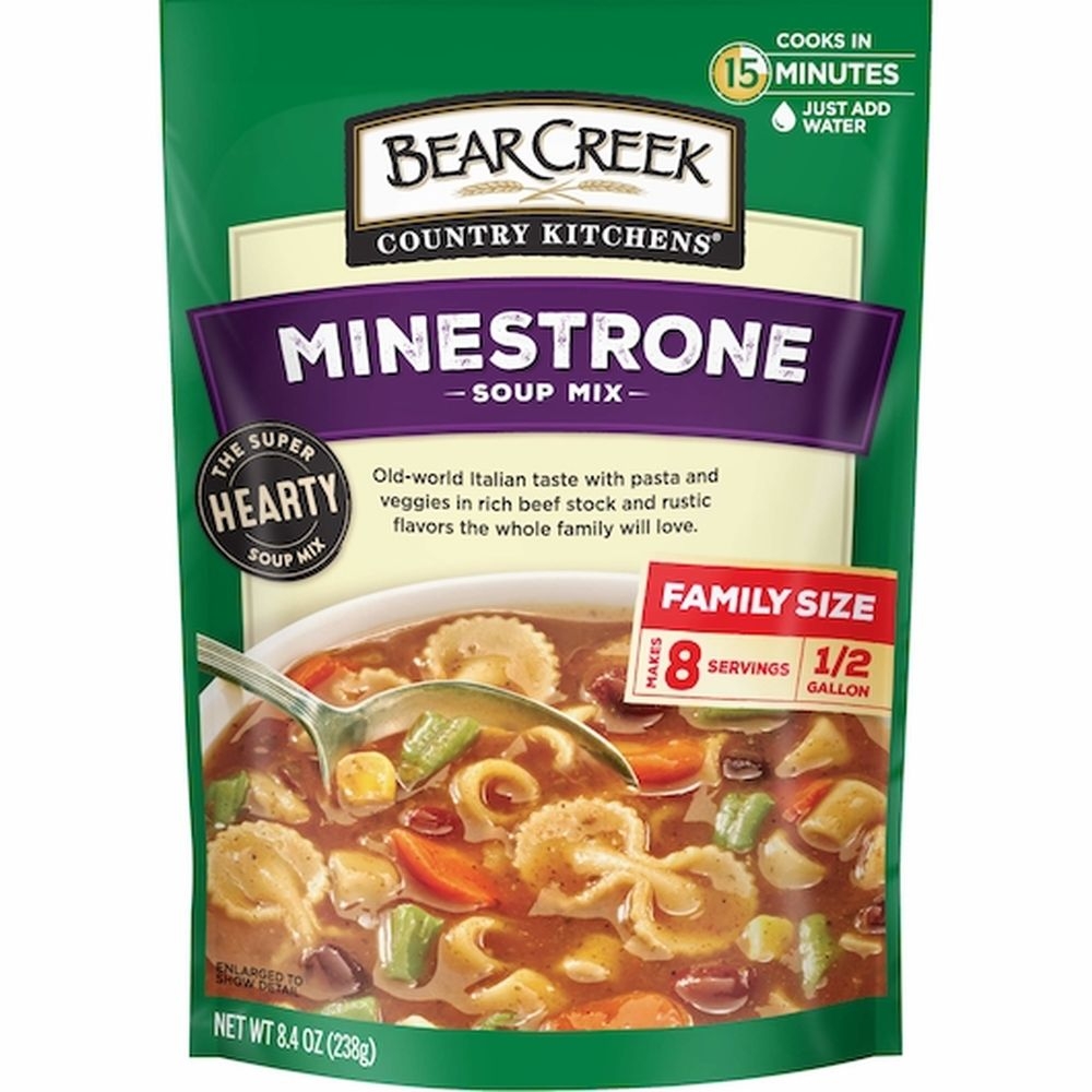 Bear Creek Dry Minestrone Soup Mix, 8.4 Ounce -- 6 per case