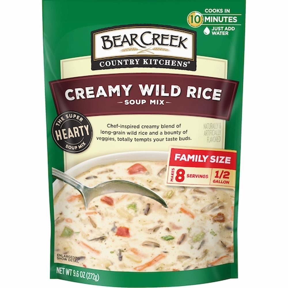 Bear Creek Creamy Wild Rice Soup Mix, 9.6 Ounce -- 6 per case