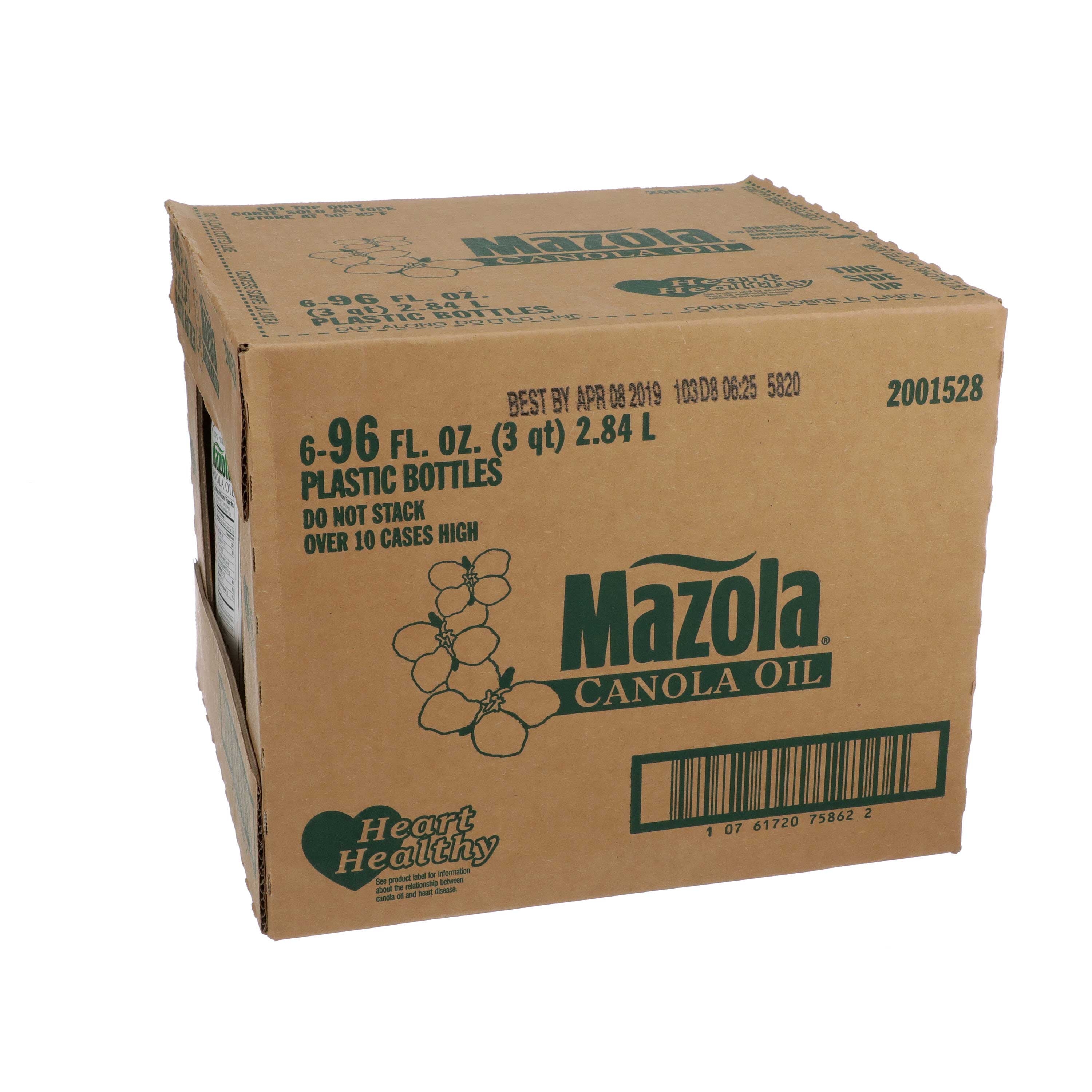 Ach Food Mazola Canola Oil, 96 Ounce -- 6 per case.