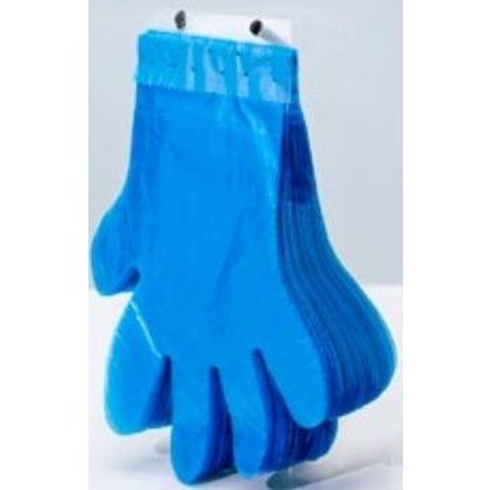 Interplast Group  Reddi 2 Go Blue Poly Gloves -- 8000 per case