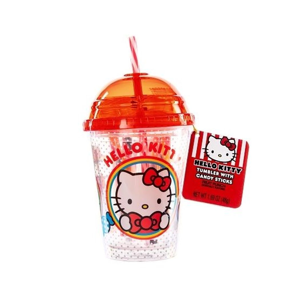 Galerie Hello Kitty Tumbler with Candy Sticks, 1.69 Ounce - 6 per case