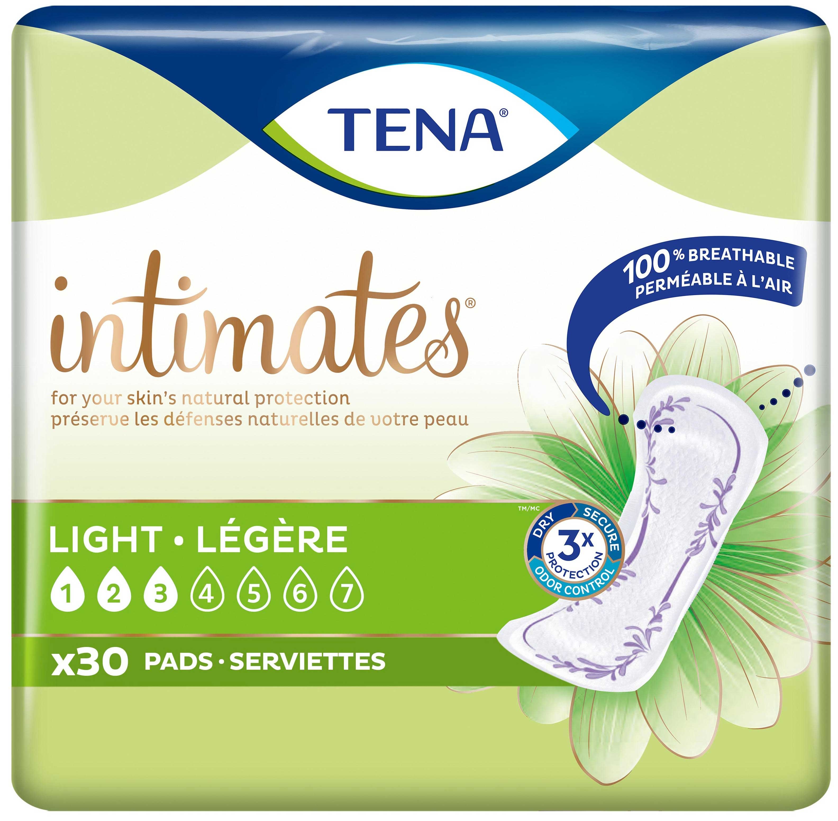 Serenity Tena Intimate Regular Ultra Thin Pad, 30 count per pack -- 6 per case.