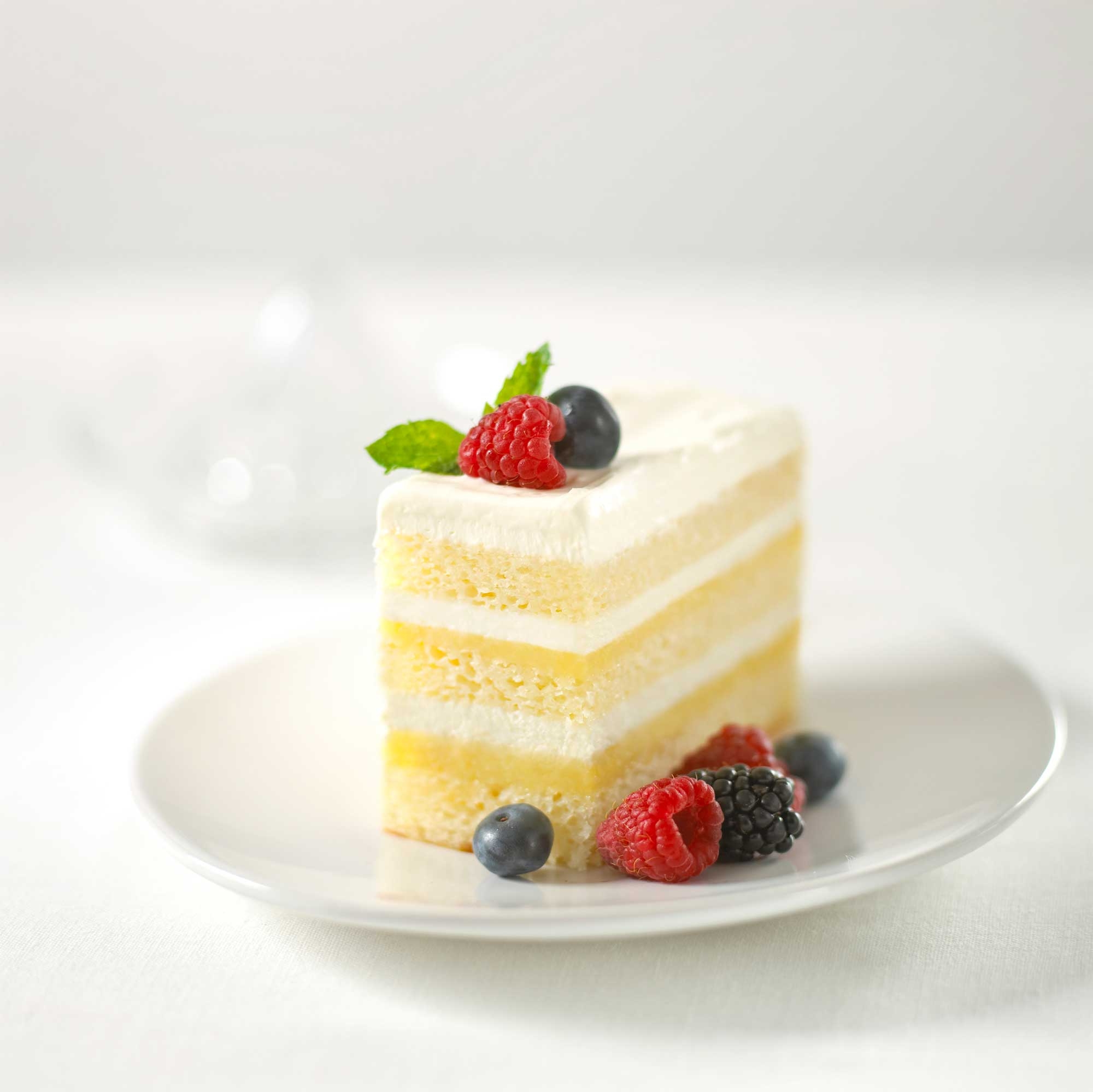 The Original Cakerie Lemon and Cream Dessert Shortcake -- 2 per case.