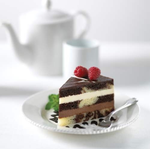 The Original Cakerie Tuxedo Truffle Mousse Dessert Cake -- 2 per case.