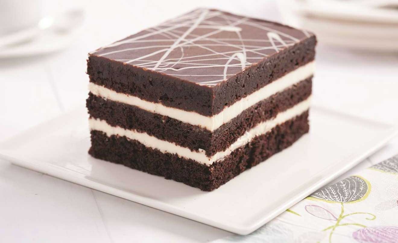 Inspired By Happiness Dreamin of Chocolate Dark and White Chocolate Layer Cake, 16 Ounce -- 12 per case